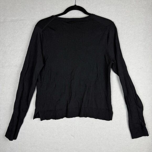 Inc Black Floral Embroidered Jeweled Grandmacore "Spring Romance" Cardigan- M - Picture 6 of 6